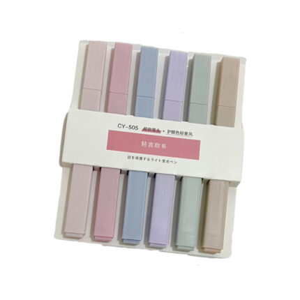 חבילת מרקרים פסטליים לסימון בספר